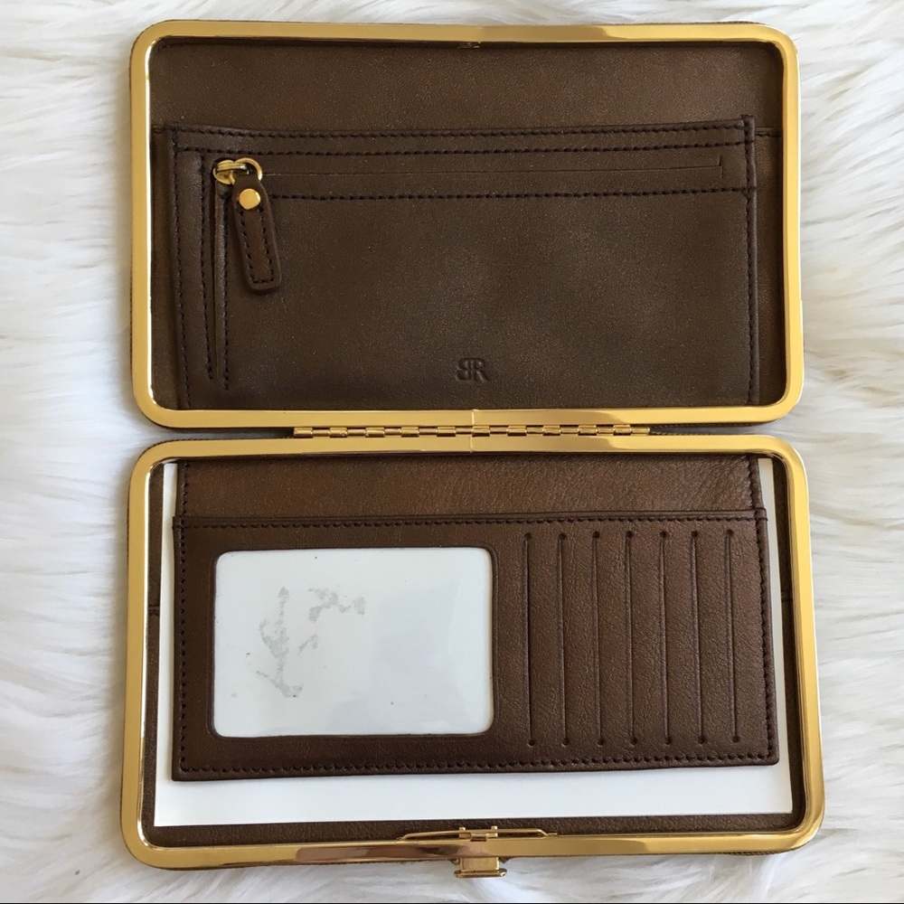 $148 Retail NWOT Banana Republic leather wallet/ evening bag
